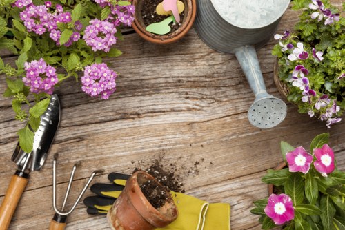 Professional hedge cutting service in Southfields for neat residential gardens